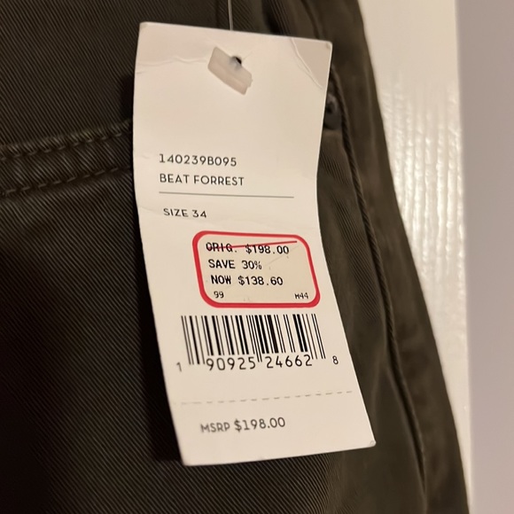 NWT J Brand Jeans Green 34 - Picture 3 of 6